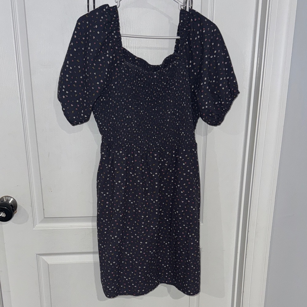 Universal Thread Women’s Dress Gray Floral M Matching Family Target